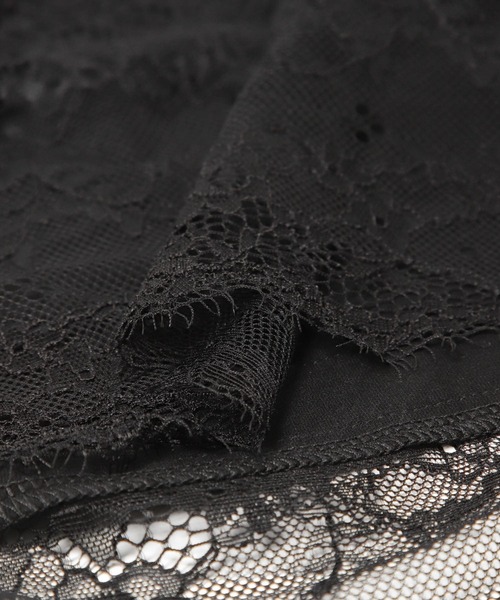 URBAN RESEARCH DOORS（アーバンリサーチドアーズ）の「レースドッキングカットソー（Tシャツ/カットソー・レディース・オフホワイト/ブラック・FREE）」の21枚目の写真