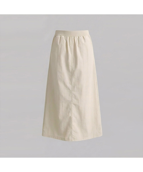 VASCARA(バスカラ)の「Dana Slit Long Skirt (3colors)(スカート・レディース・ブラック/クリーム/グレー・FREE)」の3枚目の写真