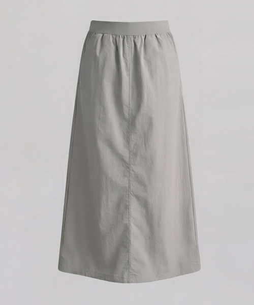 VASCARA(バスカラ)の「Dana Slit Long Skirt (3colors)(スカート・レディース・ブラック/クリーム/グレー・FREE)」の5枚目の写真