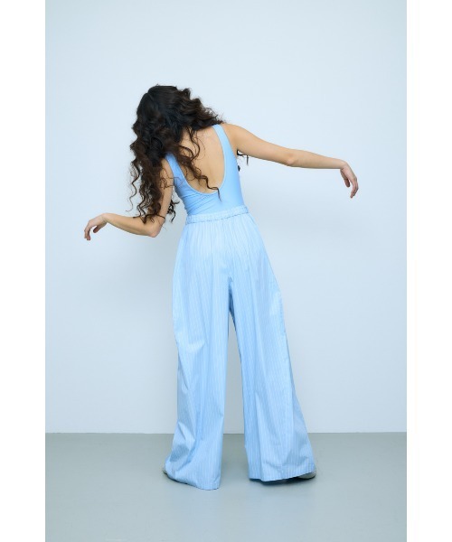 nagonstans（ナゴンスタンス）の「square wide pants（その他パンツ・レディース・ライトブルー・MEDIUM/SMALL）」の6枚目の写真