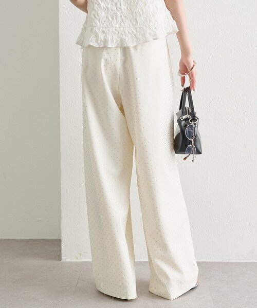 mystic(ミスティック)の「【新色IVO・GRY/3サイズ展開◎】ラインストーンWベルトパンツ(スラックス・レディース・グレー/ブラック/グレー系その他2/アイボリー・0/1/2)」の11枚目の写真
