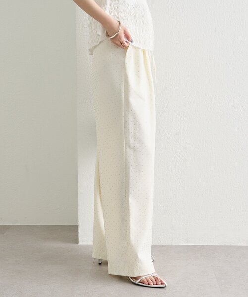 mystic(ミスティック)の「【新色IVO・GRY/3サイズ展開◎】ラインストーンWベルトパンツ(スラックス・レディース・グレー/ブラック/グレー系その他2/アイボリー・0/1/2)」の12枚目の写真