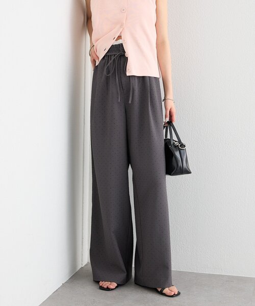 mystic(ミスティック)の「ラインストーンWベルトパンツ(その他パンツ・レディース・グレー/ブラック・0/1/2)」の10枚目の写真