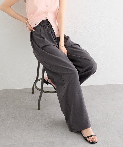 mystic(ミスティック)の「ラインストーンWベルトパンツ(その他パンツ・レディース・グレー/ブラック・0/1/2)」の13枚目の写真