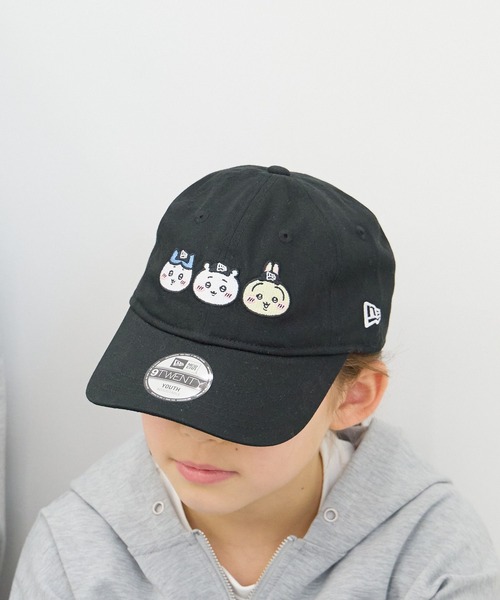 GLOBAL WORK(グローバルワーク)の「ちいかわyouth CAP/618300(キャップ・キッズ・ブラック/ホワイト・FREE)」の1枚目の写真