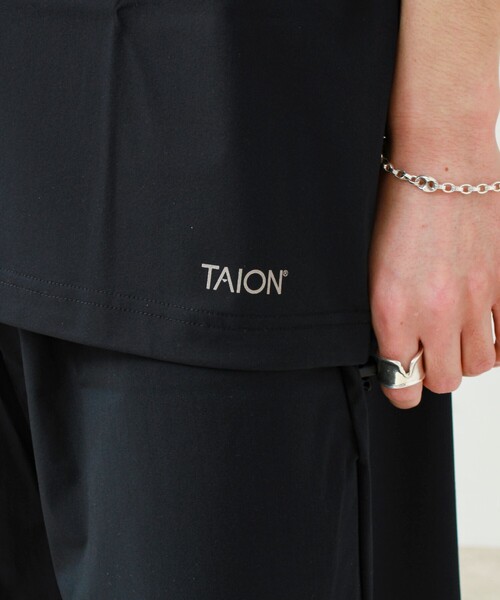 TAION(タイオン)の「【GLOSTER×TAION】機能素材 ワンマイルセットアップ(Tシャツ+ショーツ)(Tシャツ/カットソー・メンズ・チャコールグレー/ブラック・XL/L/M)」の20枚目の写真