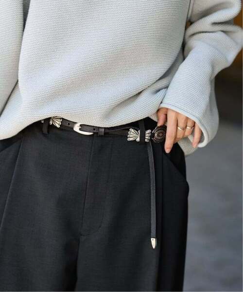 FRAMeWORK(フレームワーク)の「≪WEB限定≫タックカーブバックゴムパンツ 2(スラックス・レディース・ホワイト/ブラック・38/36/34)」の12枚目の写真