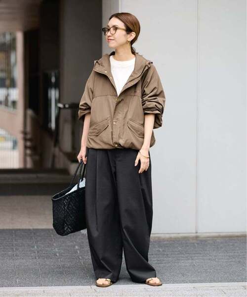 FRAMeWORK(フレームワーク)の「≪WEB限定≫タックカーブバックゴムパンツ 2(スラックス・レディース・ホワイト/ブラック・38/36/34)」の14枚目の写真