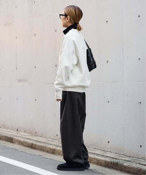 FRAMeWORK(フレームワーク)の「≪WEB限定≫タックカーブバックゴムパンツ 2(スラックス・レディース・ホワイト/ブラック・38/36/34)」の20枚目の写真