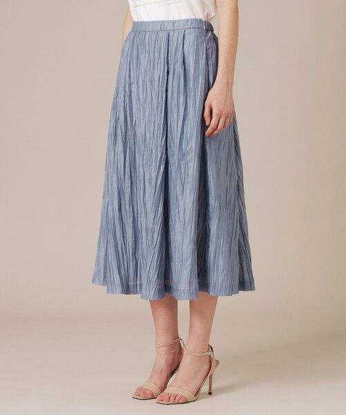 MACKINTOSH LONDON(マッキントッシュ ロンドン)の「ワッシャーカールマイヤータックスカート(スカート・レディース・ネイビー/ブルー・38/36)」の8枚目の写真
