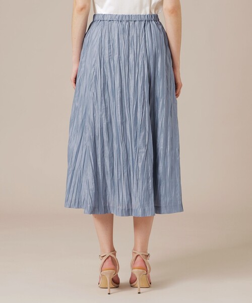 MACKINTOSH LONDON(マッキントッシュ ロンドン)の「ワッシャーカールマイヤータックスカート(スカート・レディース・ネイビー/ブルー・38/36)」の9枚目の写真