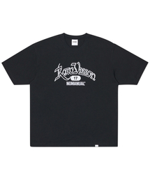 RAW CHAIN STITCHED T-SHIRT - BLACK