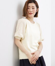 grove | 一枚で着映える大人の袖コンシャスニット(ニット/セーター)