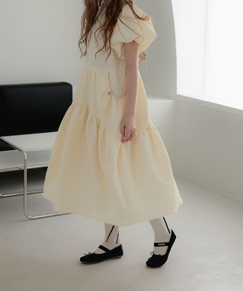 DONOBAN(ドノバン)の「フラワージャガードワンピース(ワンピース・レディース・グレー/ブラック/ホワイト・ONE SIZE)」の12枚目の写真