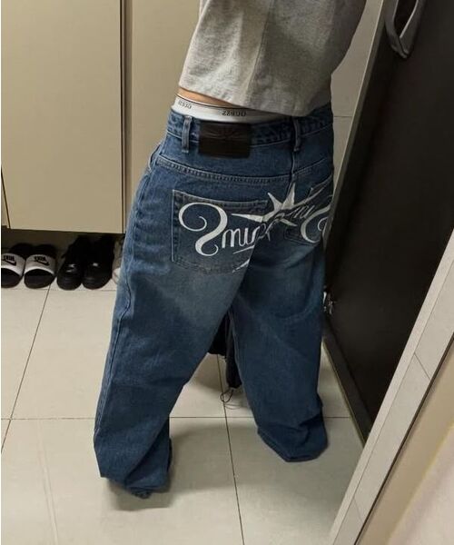 FREEMARIO（フリーマリオ）の「サンスポット デニムパンツ [ライトブルー]（デニムパンツ・レディース・ライトブルー・MEDIUM/LARGE）」の17枚目の写真