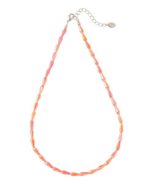 amaca(アマカ)の「カラーガラスネックレス(ネックレス・レディース・グリーン/レッド・FREE)」の6枚目の写真