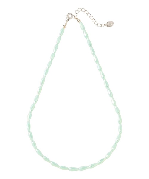 amaca(アマカ)の「カラーガラスネックレス(ネックレス・レディース・グリーン/レッド・FREE)」の7枚目の写真