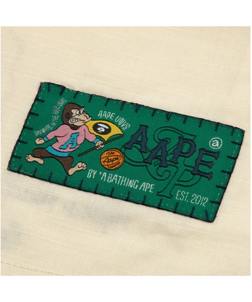 AAPE BY A BATHING APE（エーエイプバイアベイシングエイプ）の「AAPE MAIN SHORT SLEEVE SHIRT（シャツ/ブラウス・メンズ・アイボリー・MEDIUM/LARGE/SMALL/X-LARGE）」の4枚目の写真