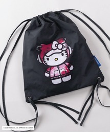 【72】【Sanrio/サンリオ】Y2Kスタイル/ハローキティ リバーシブル ナップサック ワンポイント刺繍