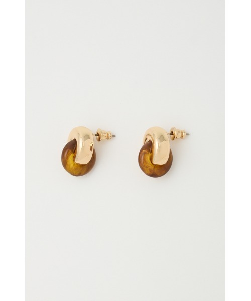 MOUSSY(マウジー)の「COMBINE RING ピアス(ピアス(両耳用)・レディース・シルバー/ゴールド・FREE)」の4枚目の写真