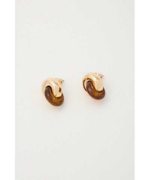 MOUSSY(マウジー)の「COMBINE RING ピアス(ピアス(両耳用)・レディース・シルバー/ゴールド・FREE)」の5枚目の写真