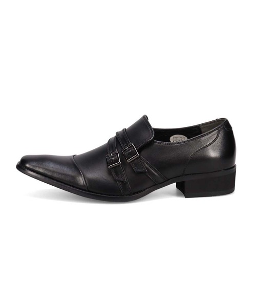 BLACK LIST(ブラックリスト)の「ブラックリスト BLACK LIST ダブルモンクストラップ ドレスシューズ BC2606(ビジネスシューズ / 結婚式 / フォーマル)(ドレスシューズ・メンズ・ダークブラウン/ブラック・24.5cm/25cm/25.5cm/26cm/26.5cm/27cm)」の3枚目の写真