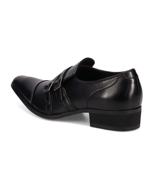 BLACK LIST(ブラックリスト)の「ブラックリスト BLACK LIST ダブルモンクストラップ ドレスシューズ BC2606(ビジネスシューズ / 結婚式 / フォーマル)(ドレスシューズ・メンズ・ダークブラウン/ブラック・24.5cm/25cm/25.5cm/26cm/26.5cm/27cm)」の4枚目の写真