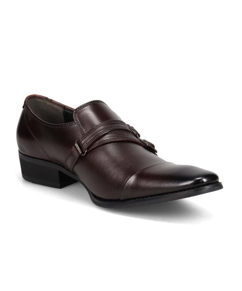 BLACK LIST(ブラックリスト)の「ブラックリスト BLACK LIST ダブルモンクストラップ ドレスシューズ BC2606(ビジネスシューズ / 結婚式 / フォーマル)(ドレスシューズ・メンズ・ダークブラウン/ブラック・24.5cm/25cm/25.5cm/26cm/26.5cm/27cm)」の12枚目の写真