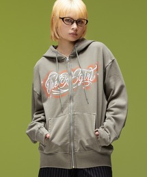 BUTTERFLY EMBLEM ZIP UP SWEAT HOODIE（パーカー）｜X-girl（エックス