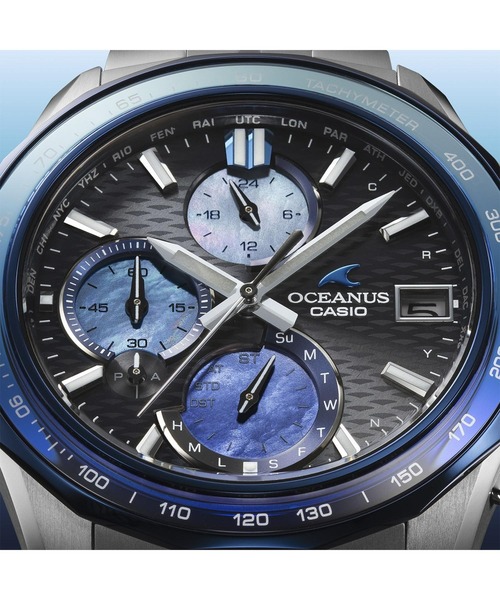 OCEANUS(オシアナス)の「INDIGO OCEAN ~阿波藍~ / OCW-S7000AP-1AJF(アナログ腕時計・メンズ・ブラック×ブルー・FREE)」の7枚目の写真