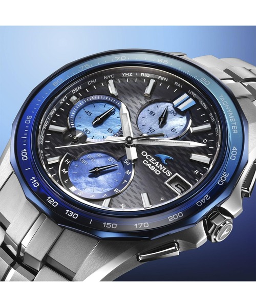 OCEANUS(オシアナス)の「INDIGO OCEAN ~阿波藍~ / OCW-S7000AP-1AJF(アナログ腕時計・メンズ・ブラック×ブルー・FREE)」の8枚目の写真