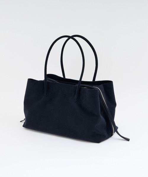 martinique（マルティニーク）の「《別注》【MARY AL TERNA /メアリーオルターナ】RIKYU MICRO SUEDE（ハンドバッグ・レディース・ネイビー・FREE）」の2枚目の写真