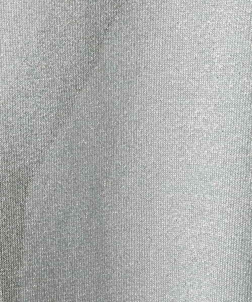 MICHEL KLEIN（ミッシェル・クラン）の「[ドライタッチ]シアーラメVネックカーディガン（カーディガン/ボレロ・レディース・ライトグレー/ブラック・38/40）」の8枚目の写真