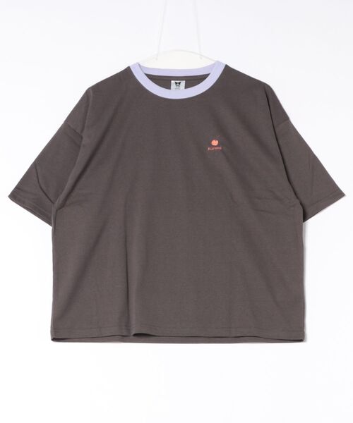 sanrio（サンリオ）の「【 sanrio 】 サンリオキャラクターズ リンガーネック プリントＴシャツ 26S5（Tシャツ/カットソー・レディース・オートミール/イエロー/スミクロ/オフホワイト・MEDIUM/LARGE）」の3枚目の写真