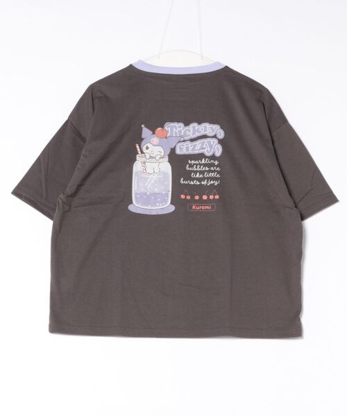 sanrio（サンリオ）の「【 sanrio 】 サンリオキャラクターズ リンガーネック プリントＴシャツ 26S5（Tシャツ/カットソー・レディース・オートミール/イエロー/スミクロ/オフホワイト・MEDIUM/LARGE）」の6枚目の写真