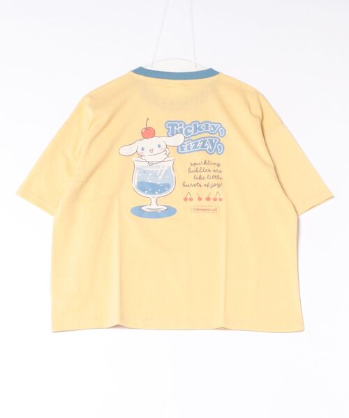 sanrio（サンリオ）の「【 sanrio 】 サンリオキャラクターズ リンガーネック プリントＴシャツ 26S5（Tシャツ/カットソー・レディース・オートミール/イエロー/スミクロ/オフホワイト・MEDIUM/LARGE）」の7枚目の写真