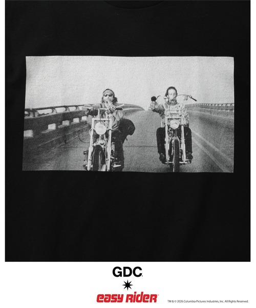 GDC(ジーディーシー)の「【Easy Rider×GDC】Road Tee(Tシャツ/カットソー・メンズ・ホワイト/ブラック・SMALL/MEDIUM/LARGE/X-LARGE)」の8枚目の写真