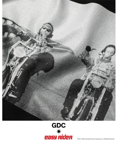 GDC(ジーディーシー)の「【Easy Rider×GDC】Road Tee(Tシャツ/カットソー・メンズ・ホワイト/ブラック・SMALL/MEDIUM/LARGE/X-LARGE)」の7枚目の写真