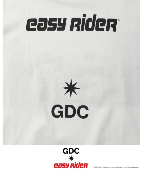 GDC(ジーディーシー)の「【Easy Rider×GDC】Road Tee(Tシャツ/カットソー・メンズ・ホワイト/ブラック・SMALL/MEDIUM/LARGE/X-LARGE)」の4枚目の写真