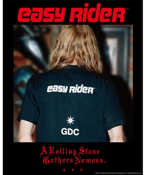 GDC(ジーディーシー)の「【Easy Rider×GDC】Road Tee(Tシャツ/カットソー・メンズ・ホワイト/ブラック・SMALL/MEDIUM/LARGE/X-LARGE)」の3枚目の写真