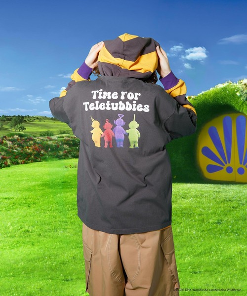 MILKFED.(ミルクフェド)の「MILKFED. / TELETUBBIES BACK VIEW WIDE S/S TEE(Tシャツ/カットソー・レディース・チャコール/ホワイト・ONE SIZE)」の6枚目の写真