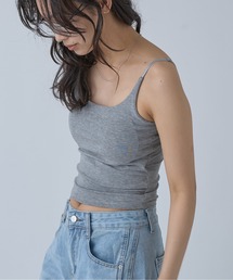 Simple Cropped Cup Cami｜シンプルクロップドカップキャミ
