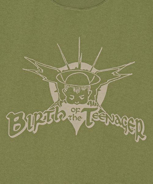 BOTT(ボット)の「BoTT / ボット CHERUB TEE(Tシャツ/カットソー・メンズ・ブルー系その他/ホワイト/カーキ・SMALL/MEDIUM/LARGE)」の7枚目の写真