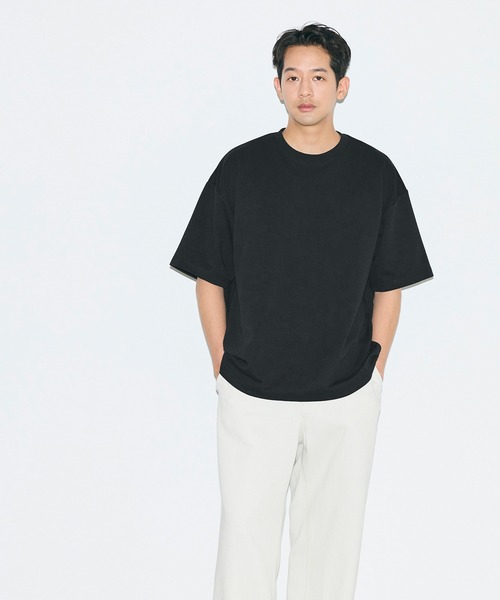 coca（coca）（コカ）の「＼ユニセックス・接触冷感・イージーケア／ コットンプレーティングTシャツ（Tシャツ/カットソー・メンズ・ライトブルー/ホワイト/グレイッシュベージュ/ブラック・L/XL/M）」の20枚目の写真