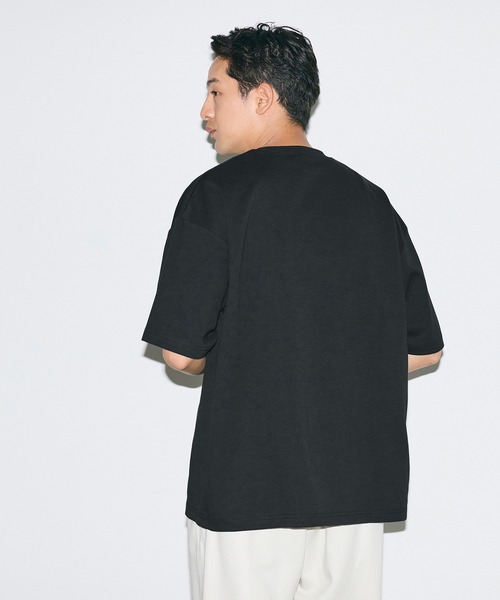 coca（coca）（コカ）の「＼ユニセックス・接触冷感・イージーケア／ コットンプレーティングTシャツ（Tシャツ/カットソー・メンズ・ライトブルー/ホワイト/グレイッシュベージュ/ブラック・L/XL/M）」の22枚目の写真