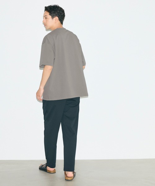 coca（coca）（コカ）の「＼ユニセックス・接触冷感・イージーケア／ コットンプレーティングTシャツ（Tシャツ/カットソー・メンズ・ライトブルー/ホワイト/グレイッシュベージュ/ブラック・L/XL/M）」の8枚目の写真