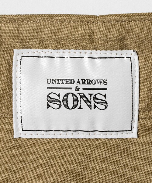 UNITED ARROWS & SONS（ユナイテッドアローズアンドサンズ）の「＜UNITED ARROWS & SONS＞ CHINO NP TROUSERS/チノパンツ（チノパンツ・メンズ・ベージュ/ダークブラウン・XL/S/L/M）」の9枚目の写真