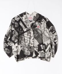 ｼｬﾄﾞｰﾁｪｯｸﾊﾞﾙｰﾝｽﾘｰﾌﾞｼｬﾂ（シャツ/ブラウス）｜Vivienne Westwood