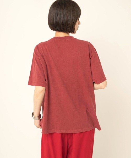 RNA-N(アールエヌエーエヌ)の「M2696 ユーズドライクカレッジT(Tシャツ/カットソー・レディース・グレー/レッド/ネイビー・FREE)」の4枚目の写真