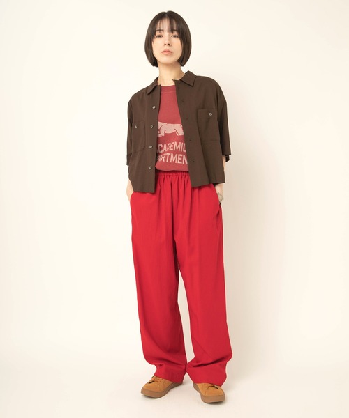 RNA-N(アールエヌエーエヌ)の「M2696 ユーズドライクカレッジT(Tシャツ/カットソー・レディース・グレー/レッド/ネイビー・FREE)」の22枚目の写真